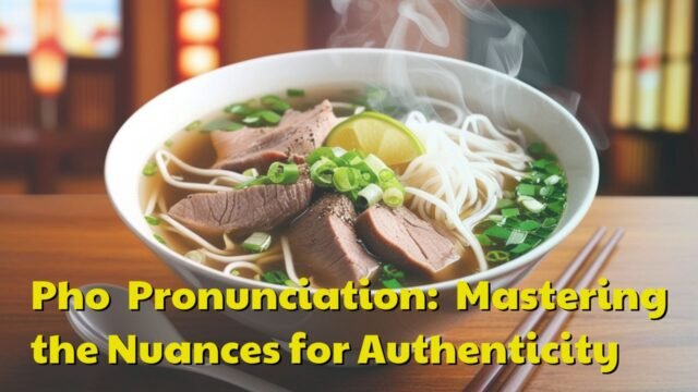 Pho Pronunciation