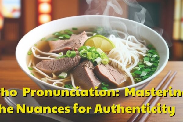 Pho Pronunciation Guide: How To Say It Correctly