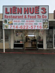 Lien Hue 3 — pho restaurant in Westminster, California