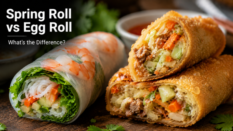 Spring Roll vs Egg Roll: What’s the Difference?